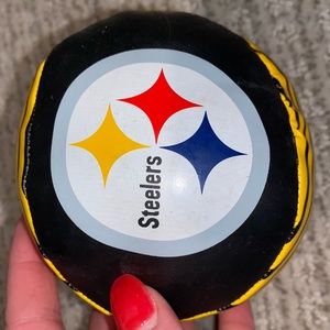 Steelers small round stuffed ball